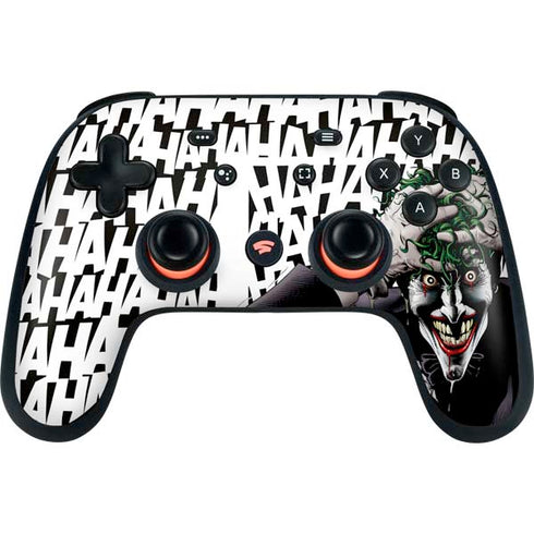 DC Comics The Joker Killing Joke Variant Cover Art by Brian Bolland Google Stadia Controller Skin